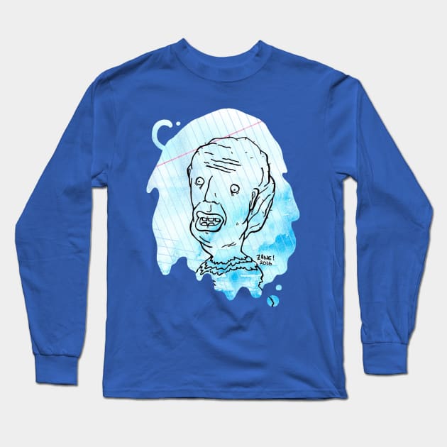 Blue Long Sleeve T-Shirt by SFYFZ